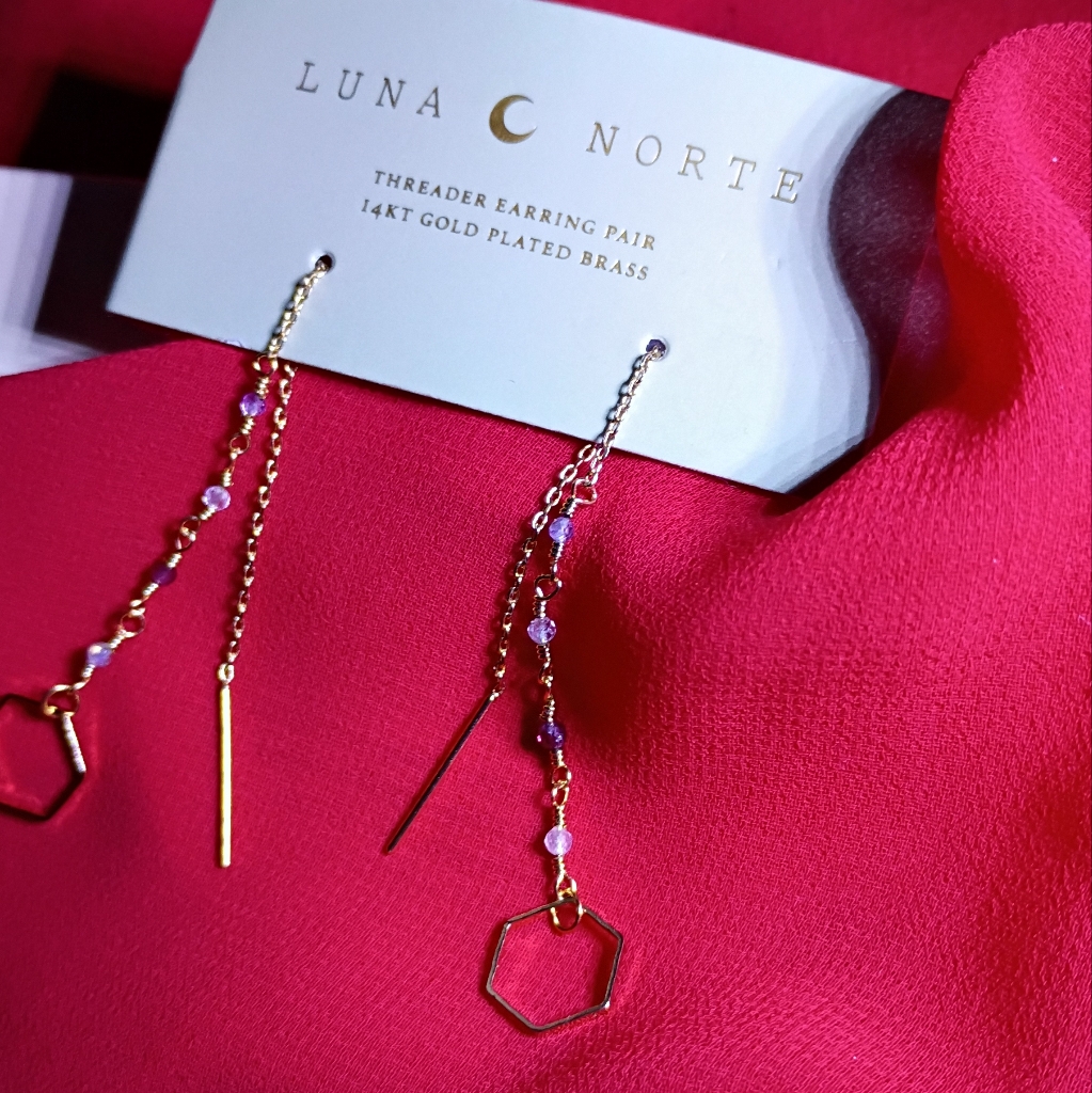 14 Kt Gold Plated Brass Threader Earrings